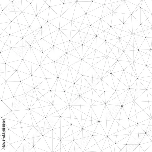 Fototapeta Connection structure. Molecule of DNA and neurons. Abstract background. Medicine, science technology. Vector illustration for your design.