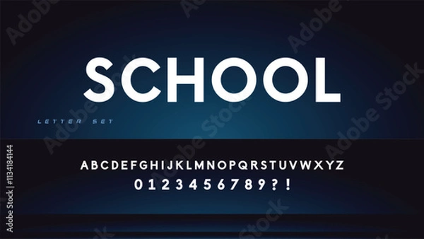 Fototapeta Elegant alphabet letters font and number. Classic Lettering Minimal Fashion Designs. Typography modern serif fonts decorative vintage design concept. vector illustration