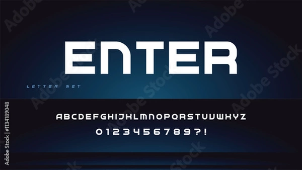 Fototapeta Elegant alphabet letters font and number. Classic Lettering Minimal Fashion Designs. Typography modern serif fonts decorative vintage design concept. vector illustration