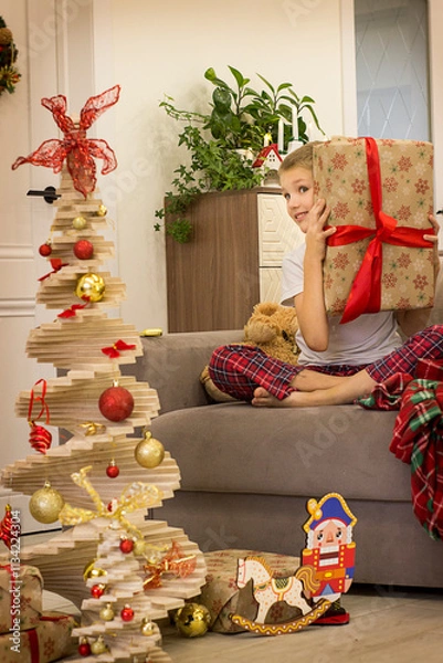 Obraz christmas tree with presents