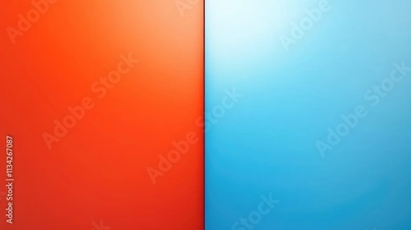 Obraz two color background with versus concept.