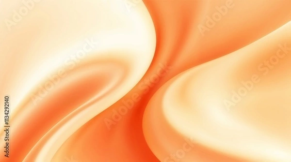 Obraz abstract orange fluid waves background