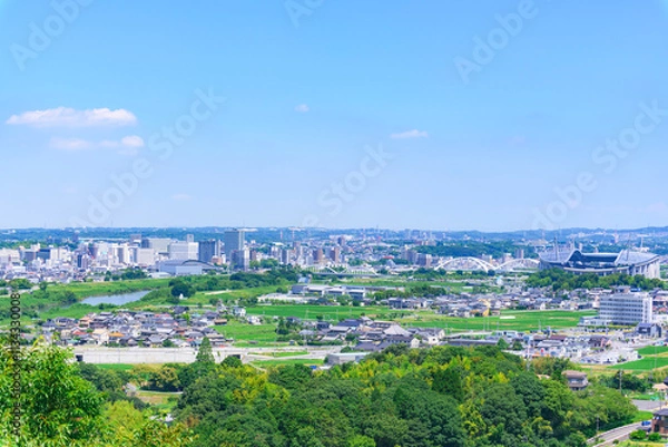 Obraz 愛知県豊田市の町並み