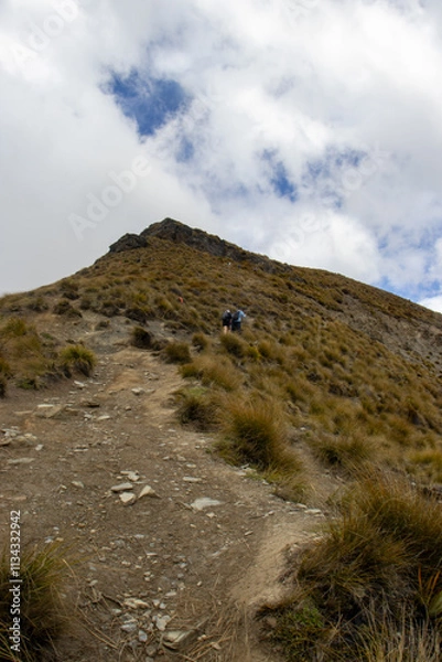 Fototapeta path in the mountains