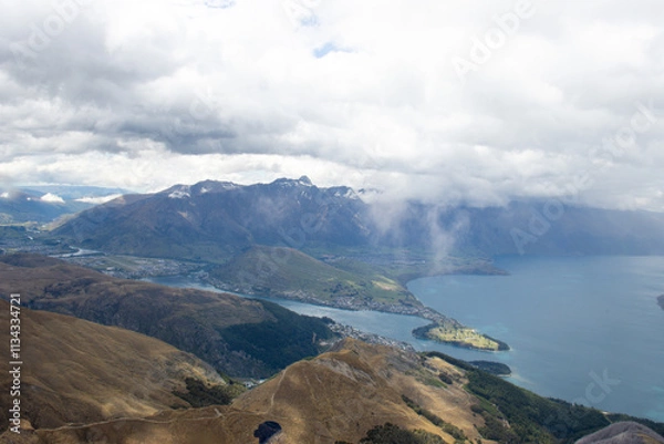 Fototapeta view from the mountain
