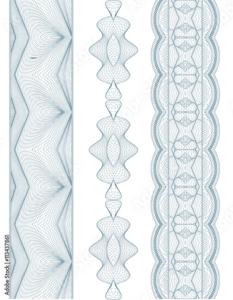 Fototapeta vector element for currency, certificate or diplomas