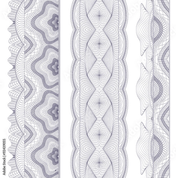 Fototapeta vector element for currency, certificate or diplomas