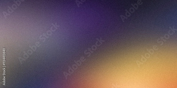 Obraz Blurred light highlights on a dark background, gradient, blurred abstract texture with grainy noise rough texture
