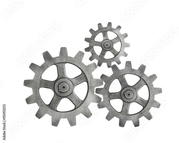 Obraz cog cogs on white background