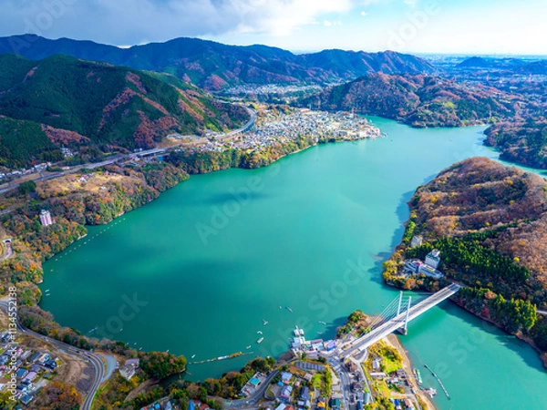 Obraz 相模湖（神奈川県相模原市）
