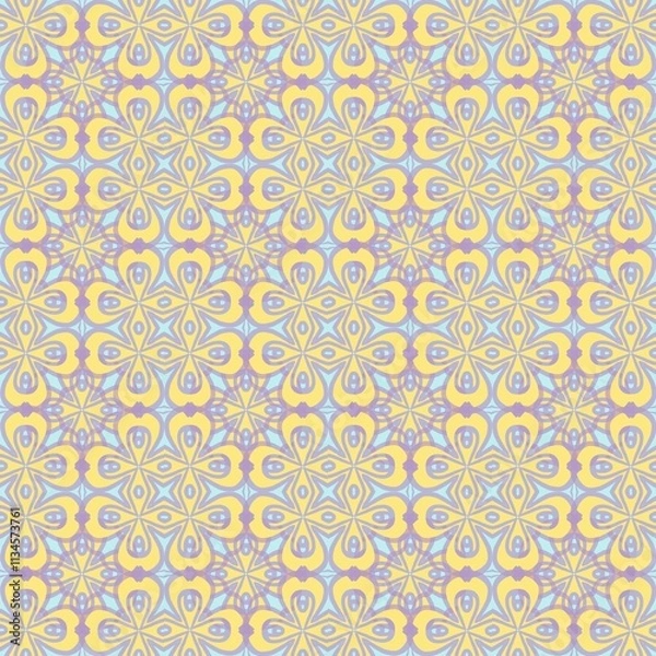 Fototapeta seamless pattern with flowers