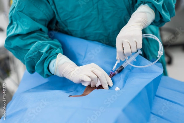 Obraz central venous pressure procedure