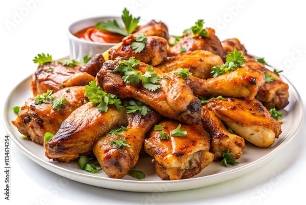 Fototapeta Wings with vegetables