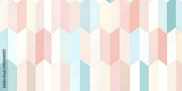Obraz Pastel Geometric Abstract Background Illustration
