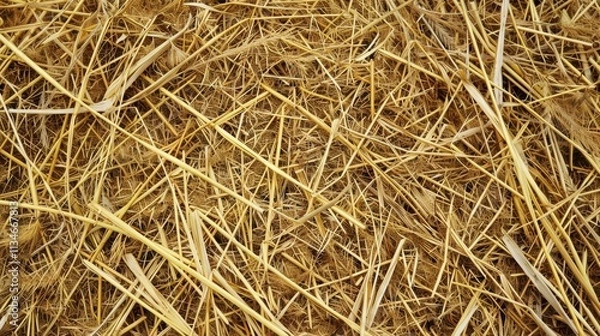 Obraz Dry Straw Texture Background