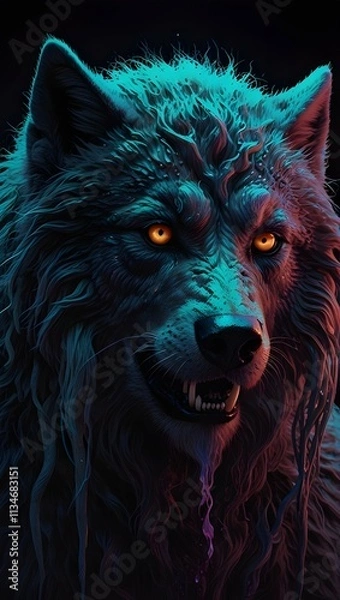 Obraz dog head portrait