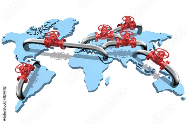 Fototapeta Pipelines