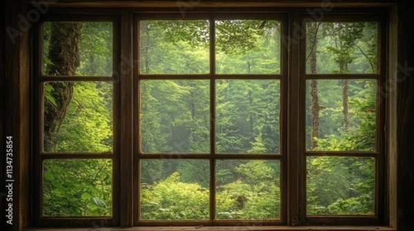 Obraz Window of Nature, Feeling Safe and Sound