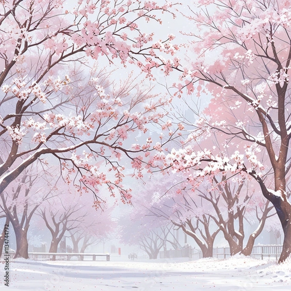 Obraz japanese cherry blossom