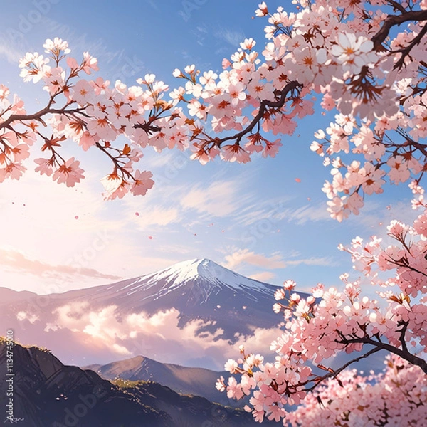 Obraz japanese cherry blossom