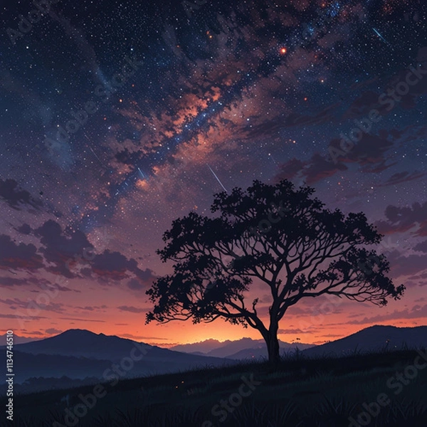 Obraz sky with stars