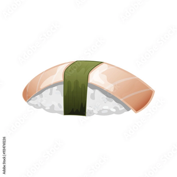 Fototapeta Makajiki sushi vector illustration