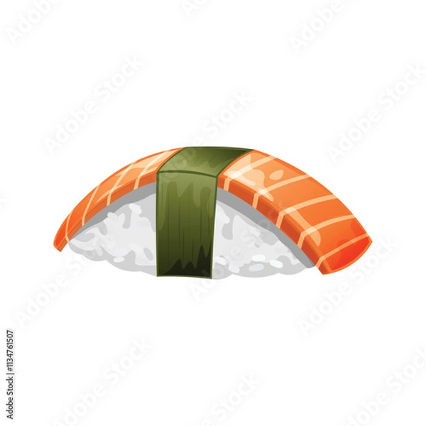 Fototapeta Shake sushi vector illustration