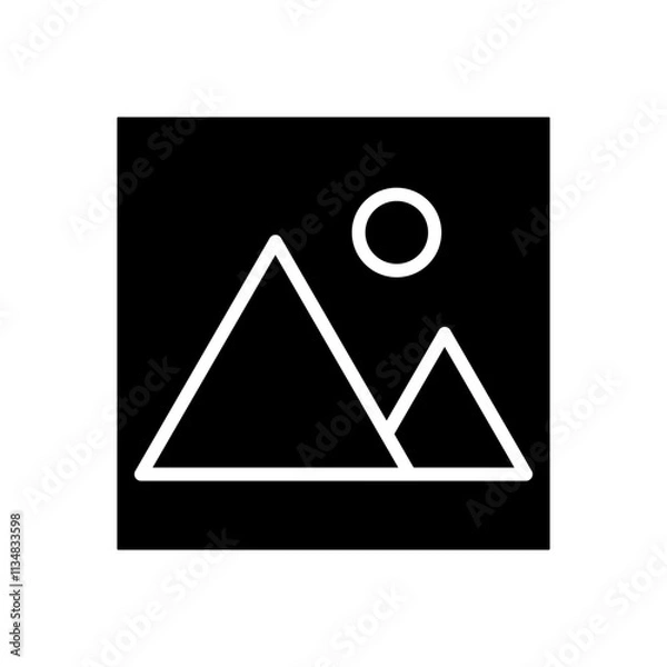 Fototapeta Gallery icon design