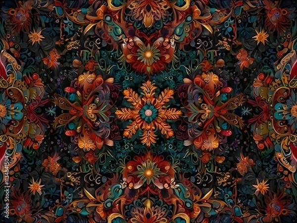 Obraz pattern with flowers