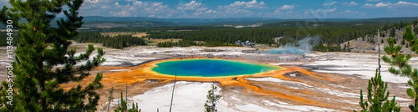 Obraz Grand Prismatic Spring, Park Narodowy Yellowstone