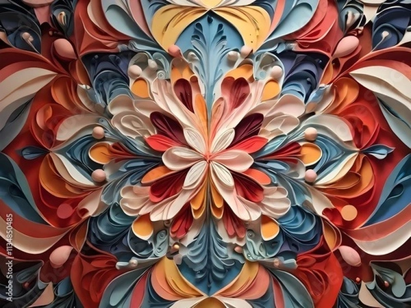 Obraz abstract background with flowers