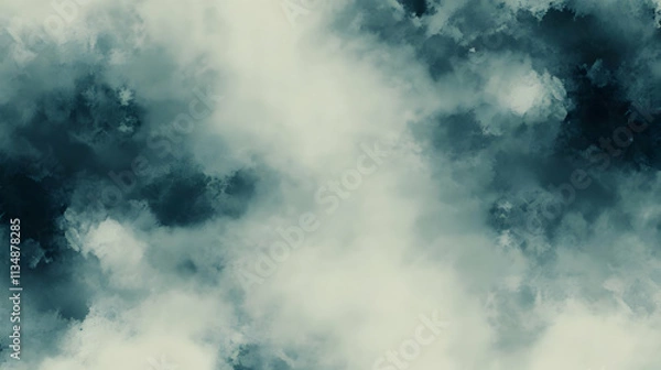 Obraz Abstract Teal Cloud Background Illustration