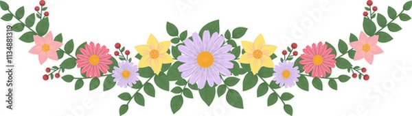 Fototapeta 꽃 장식