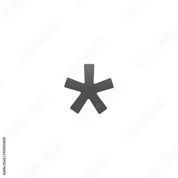 Fototapeta Asterisk Icon
