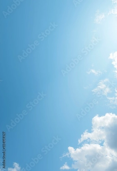 Fototapeta blue sky with clouds