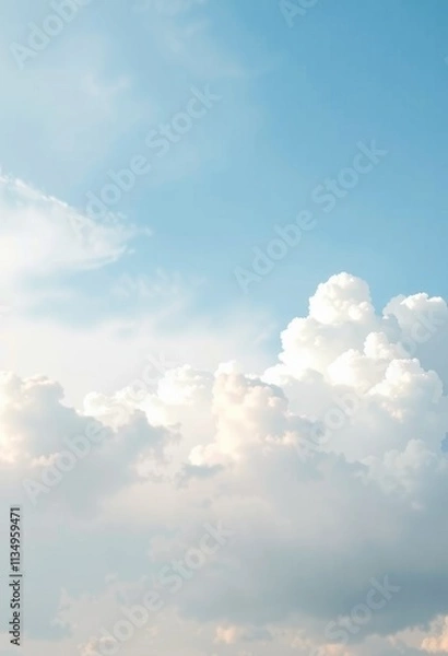 Fototapeta blue sky with clouds