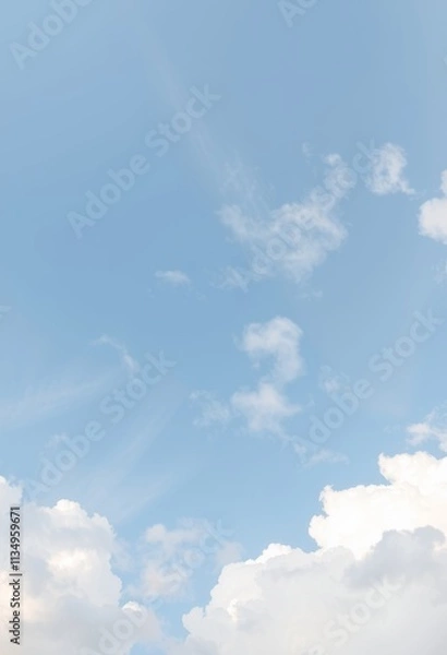Fototapeta blue sky with clouds