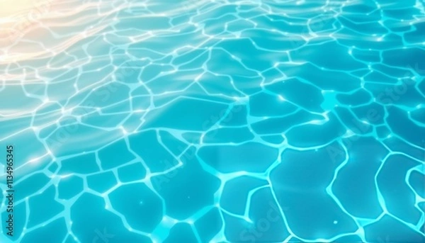 Obraz blue water background