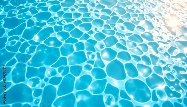 Obraz blue water background