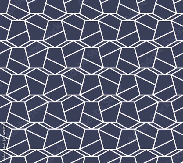 Fototapeta Abstract pattern in Arabian style. Seamless vector background. Graphic modern pattern.