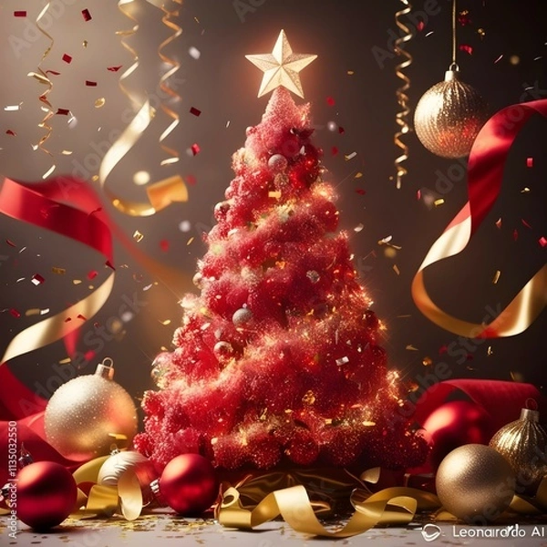 Obraz christmas tree decorations