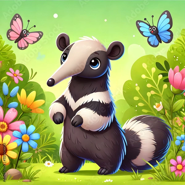 Fototapeta animals in the garden