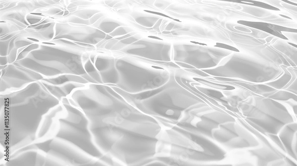 Obraz Abstract White Transparent Water with Shadow Surface Texture"
"Abstract Texture of White Transparent Water with Shadow Reflections"
