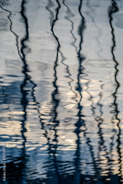 Obraz reflections in water