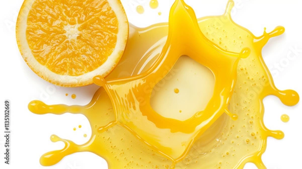 Obraz Transparent PNG of a Puddle of Orange Juice – Perfect for Food and Beverage Designs"
"Clear PNG Image of Spilled Orange Juice Puddle – Ideal for Creative and Culinary Projects