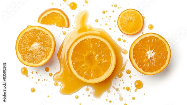 Obraz Transparent PNG of a Puddle of Orange Juice – Perfect for Food and Beverage Designs"
"Clear PNG Image of Spilled Orange Juice Puddle – Ideal for Creative and Culinary Projects