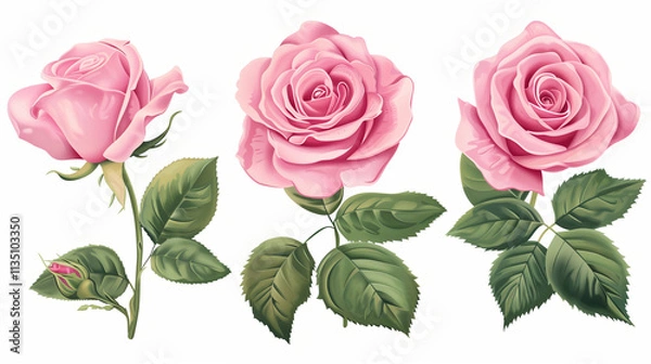 Obraz Transparent PNG of a Set of Beautiful Pink Roses – Perfect for Floral and Design Projects"
"Clear PNG Image of a Set of Elegant Pink Roses – Ideal for Creative and Romantic Designs"