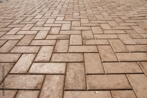 Fototapeta Close-up paving slabs pattern