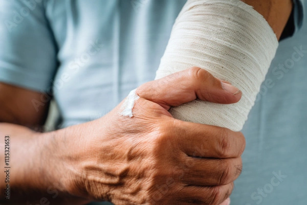 Obraz Forearm and elbow pain from ulnar nerve compression and common inflammatory conditions.