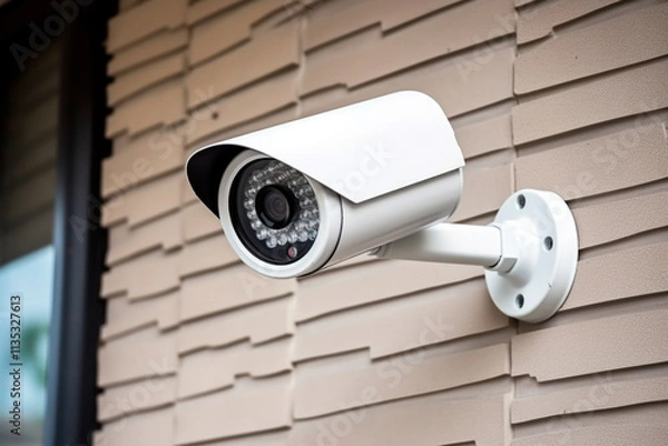 Obraz Camera system in operation to secure the premises against burglary and theft.